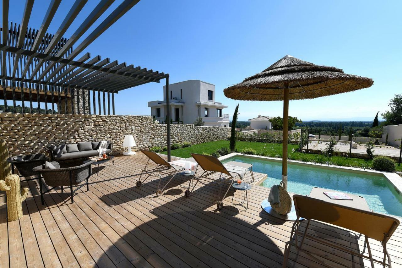 Villeneuve-lès-Avignon Les Loges En Provence "Villa Garrigue" מראה חיצוני תמונה