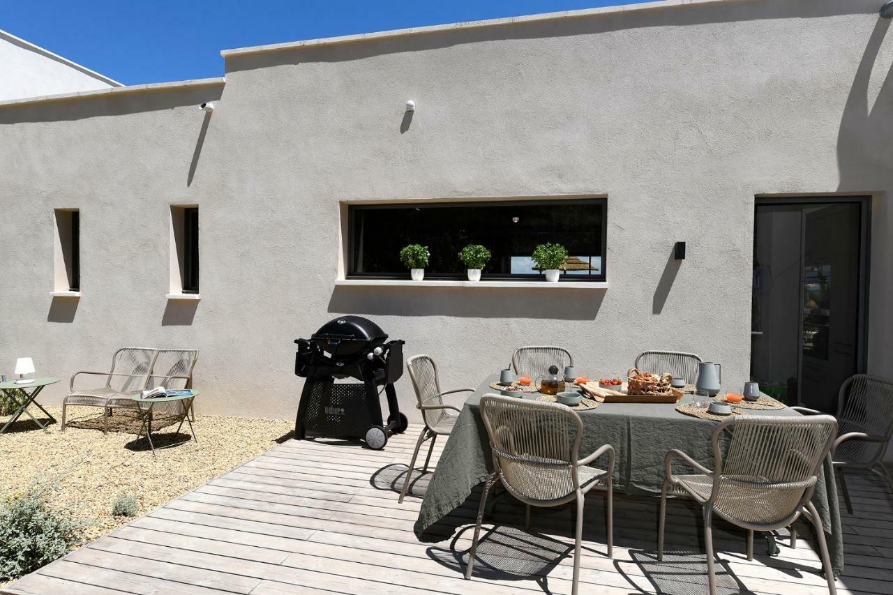 Villeneuve-lès-Avignon Les Loges En Provence "Villa Garrigue" מראה חיצוני תמונה